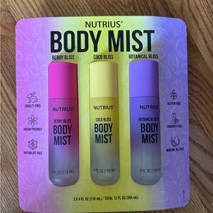 Body Mist Set - Berry, Yellow, Purple